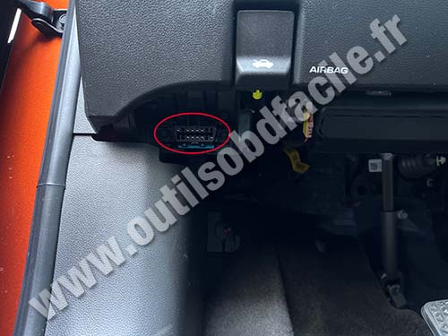 Chevrolet Trailblazer III - OBD socket