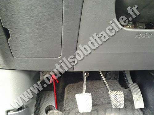 Citroen C4 Aircross pedals