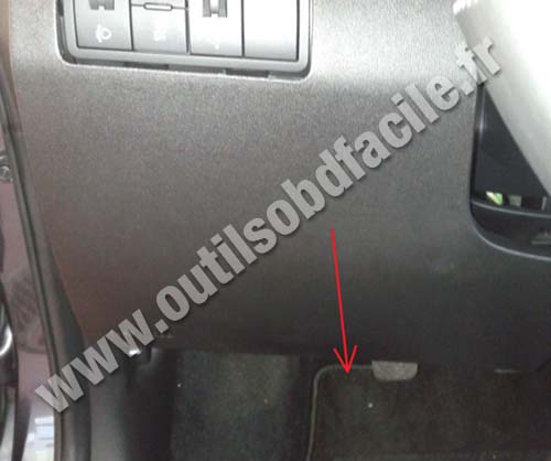 Kia Venga pedals