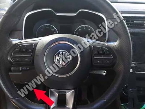 MG ZS - Dashboard