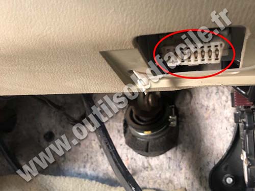 Nissan Patrol - OBD socket