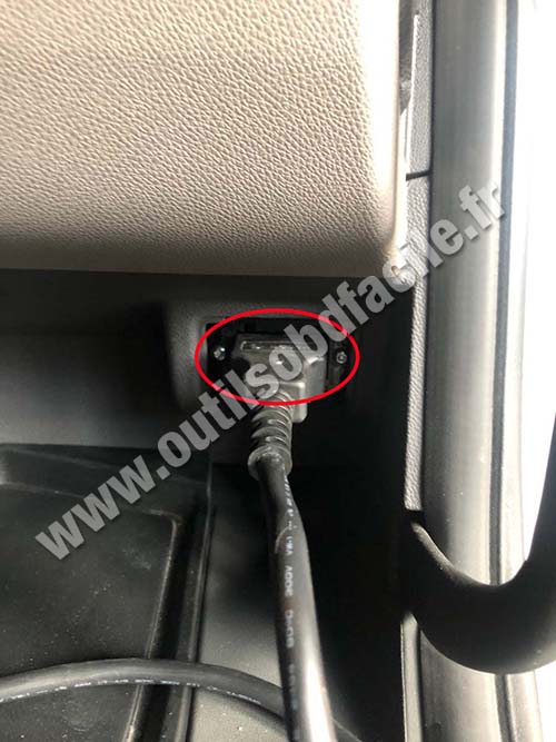 Scania Serie R - OBD plug