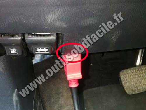 Scion iA - OBD port