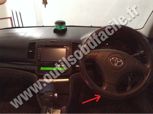 Toyota Allion dashboard