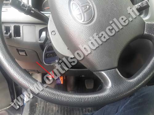 Toyota HiAce OBD2 socket