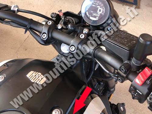 Yamaha XSR900 - Speedometer